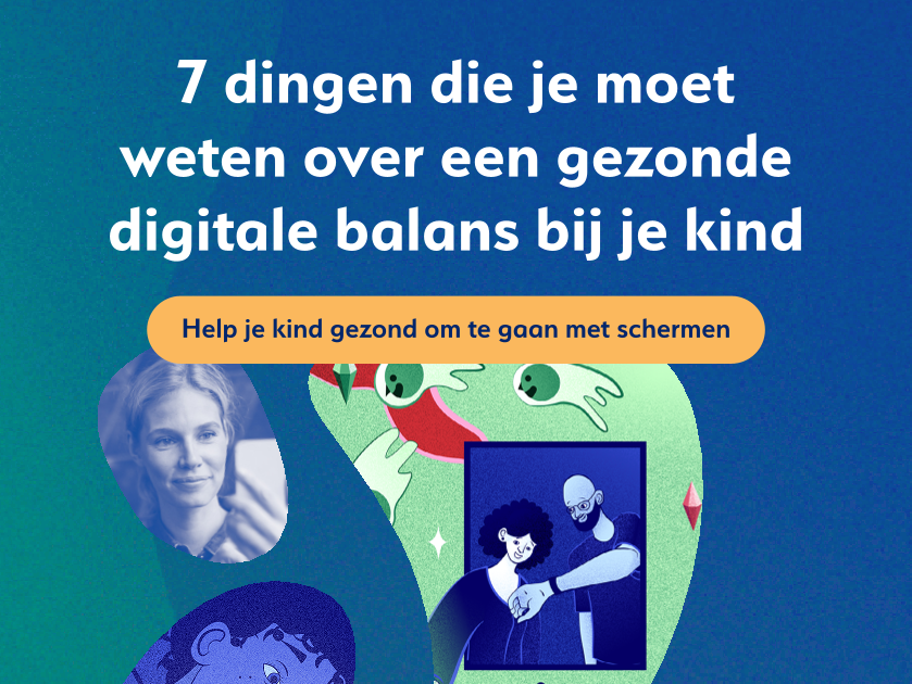 Voorblad Folder 7 dingen die je moet weten over een gezonde digitale balans